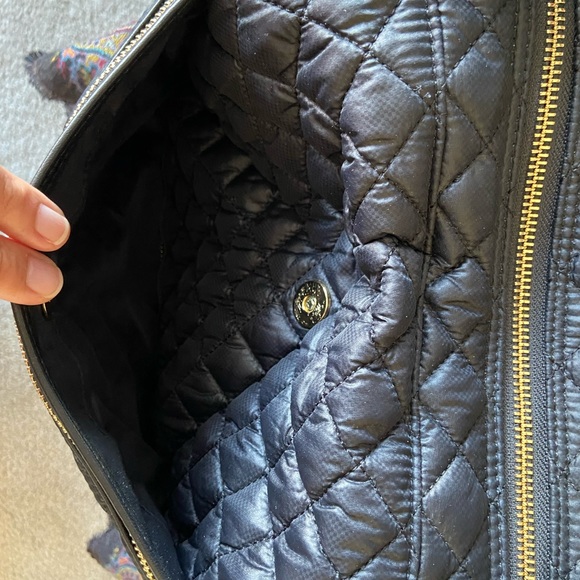 🌸SOLD🌸 MZ Wallace Crosby Traveler in Black Oxford with GHW - Super Rare! - Picture 6 of 12